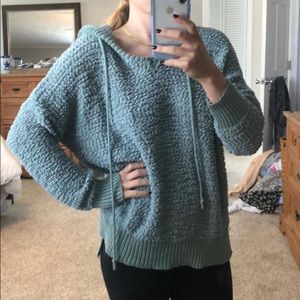 Teal sweater